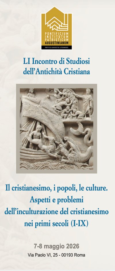 7-8 maggio 2026 - LI Incontro di Studiosi dell'Antichità Cristiana